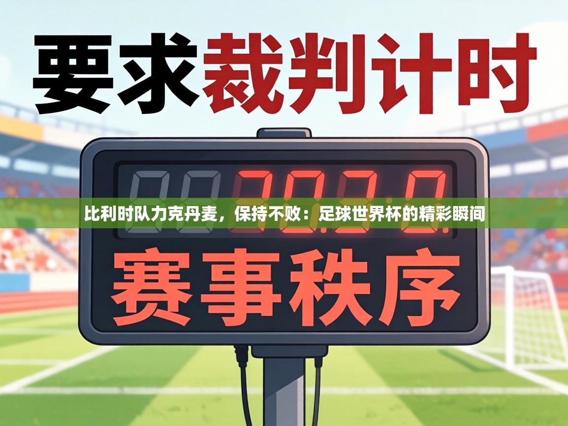 比利时队力克丹麦,保持不败:足球世界杯的精彩瞬间 第1张